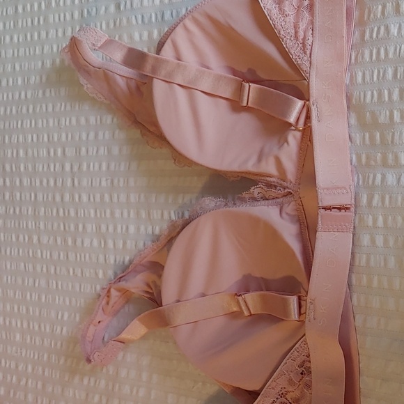NWT Danskin Soft Lace Pink/Blush Bra XL - Picture 8 of 11
